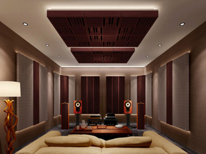 Soundbox D30S HIFI कमरे छत ध्वनिक सेट भोजन निलंबित ठोस लकड़ी ध्वनि विसारक पैनल - Product Image 5