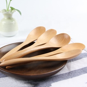 Sendok murah besar mengukur grosir kayu baru makanan minimalis disesuaikan hadiah sendok kayu dan garpu melayani sendok - Product Image 2