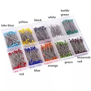 <span class=keywords><strong>Épingles</strong></span> de <span class=keywords><strong>Couture</strong></span> 38mm à Tête en Verre pour Confection de Bijoux et Décoration Florale - Product Image 1