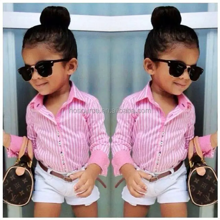Fashion girl jeans clothes wholesale children summer party dress clothing for kids
