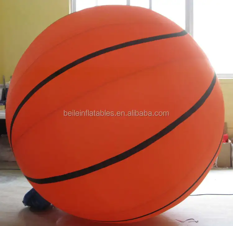 Modèle de basket-ball gonflable géant oxford, en tissu, pour l'extérieur