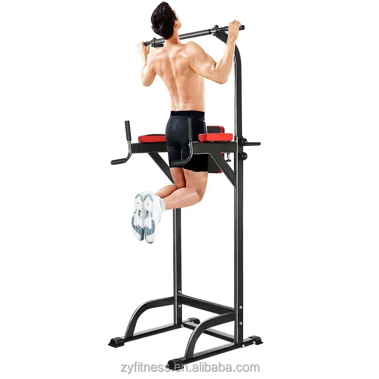 ZYFIT Multifunzione attrezzature per il fitness dip chin up stazione verticale ginocchio sollevare