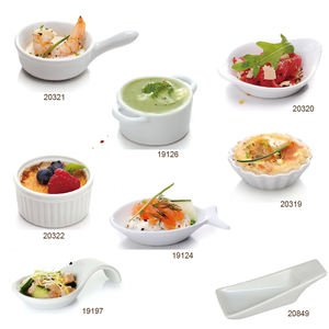 Platos Pequeños Blancos Baratos para Servir Salsas, Plato para Catering y Restaurantes para <span class=keywords><strong>Tapas</strong></span> y Salsas - Product Image 1