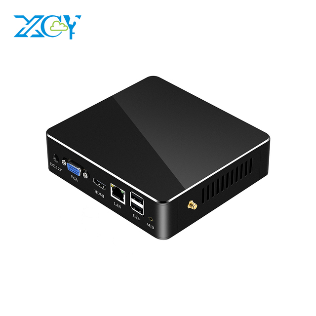 XCY Mini Pc Quad Core Cpu Core I5 8th Gen Core I5 5300U DDR4 RAM Fan System Gaming Computer