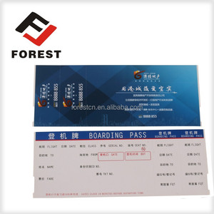 Boletos de Avión Personalizados Más <span class=keywords><strong>Baratos</strong></span>, Suministro de Papel Térmico para Boletos de Avión, Impresión de Boletos de Avión - Product Image 6