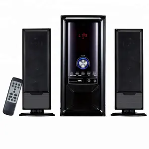 Museeq 2.1 Woofer Home Theater Sound System with USB/SD/FM/LED Display Bluetooth Wireless Multimedia Speakers