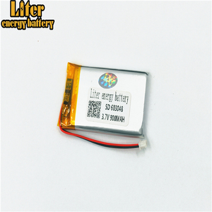 Connector 1.25-2 P 603048 900 mah 3.7 v lipo battery Rechargeable solar li ion polymer lithium battery with PCM - Product Image 3