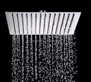 Di alta qualità 16 pollici 40 cm grande enorme in acciaio inox grande <span class=keywords><strong>soffione</strong></span> doccia cromato <span class=keywords><strong>quadrato</strong></span> a pioggia soffitto soffioni doccia con braccio - Product Image 1
