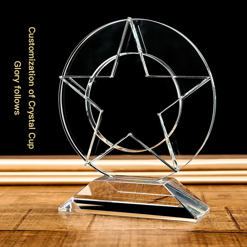 थोक लोकप्रिय 3d लेजर ग्लास पुरस्कार ट्रॉफी पुरस्कार के लिए क्रिस्टल पुरस्कार प्रस्तुति उपहार