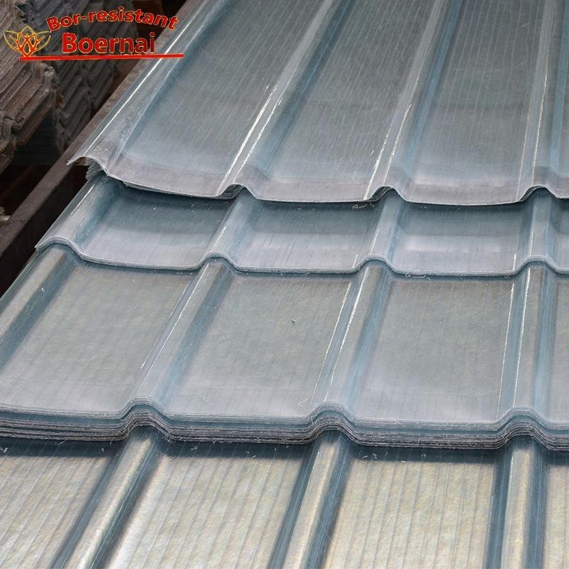 УФ-профилированный Стекловолоконный кровельный лист толщиной 1,5 мм FRP панели