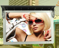 Écran TV numérique LED LCD TFT de 24 pouces pour bus, avec lecteur multimédia intégré, boîtier métallique, fixation au toit