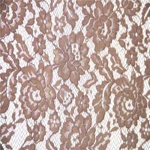 Stock Selling Nylon Cotton Cord Cheap Bulk Lace Fabric