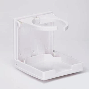 ที่ใส่เครื่องดื่มพับได้ปรับได้พร้อมสกรูยึด SS สำหรับเรือ-ฮาร์ดแวร์ทางทะเล - Product Image 1