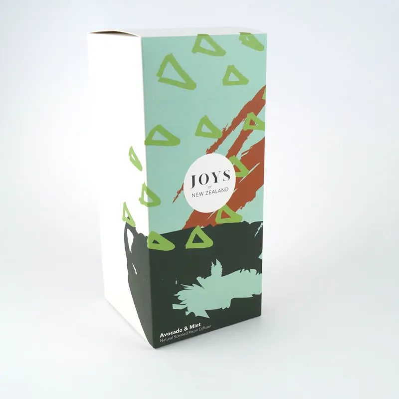 China Custom Cosmetic Straight Tuck End paper Packaging Box