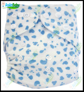ananbaby pañales minky pul transpirable con doble fila broches de presión del pañal stock para la venta - Product Image 1