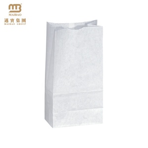 Fabricants en gros personnalisé <span class=keywords><strong>blanc</strong></span> jetable détail d'emballage alimentaire <span class=keywords><strong>kraft</strong></span> papier sacs sos avec logo - Product Image 4