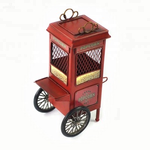 Adorno Decorativo de Metal, Manualidades de Hierro, Decoración de Metal con Forma de Coche de Palomitas, Alcancía Creativa para Niños, Decoración para el Hogar, Oficina o Bar - Product Image 2