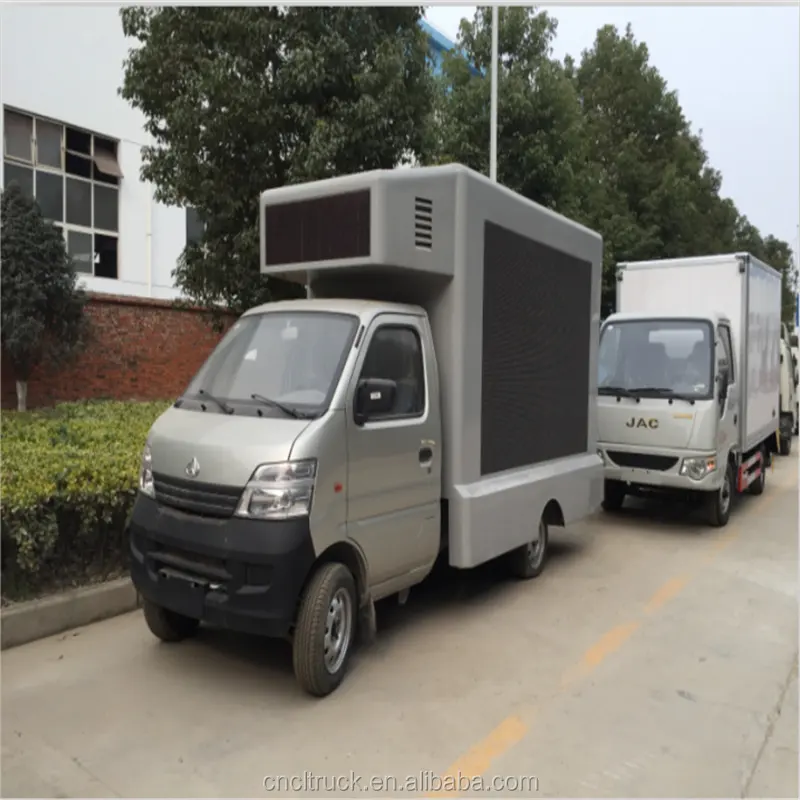 Changan מיני 4x2 LED וידאו משאית, נייד LED ואן פרסום, פרסום led ואן רכוב על משאית מותאם אישית יתרון