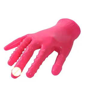 New Arrival Silicone Rung Quan Hệ Tình Dục Massage Găng Tay Cho Phụ Nữ