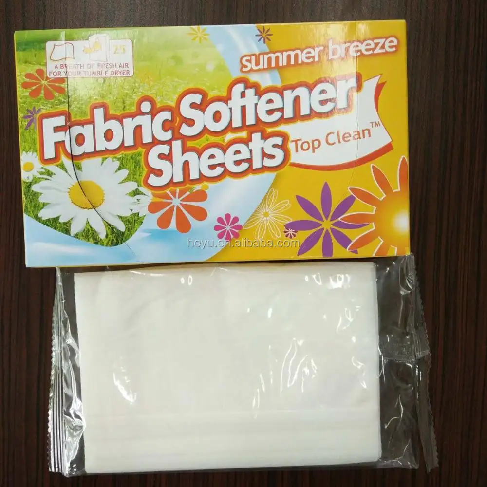 lençol de secador perfumado em tecido amaciante ecológico