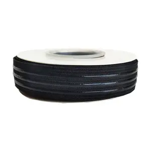 20mm wide 3 straight lines silicone printed Elastic Tape Band