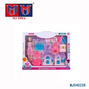Drôle enfants jouer en plastique villa <span class=keywords><strong>sweet</strong></span> home jouet avec la poupée - Product Image 1
