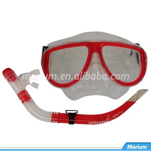 Máscara de Buceo Resistente de Color Rojo - Product Image 1