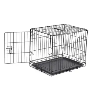 Wholesale big cages cat-Wholesale Popular Metal Wire Portable Big Pet Cat Soft Carrying Cage For Sale