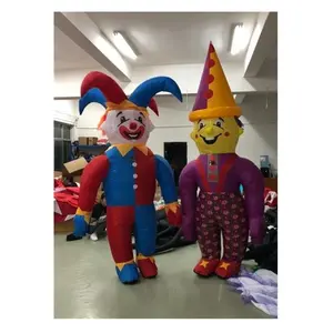 Grappig Wandelen Opblaasbare Clown Kostuum Voor Circus/Moving Clown Kostuum Voor Reclame