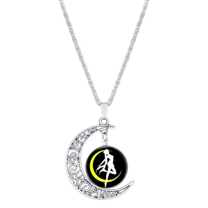 FT-09 un collar piezas Luna Sailor Moon promoción COLLAR COLGANTE - Product Image 3