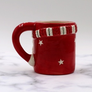 Tasses de Noël personnalisées en gros avec barbe blanche, le meilleur cadeau de Noël que vous méritez, tasse en argile - Product Image 3