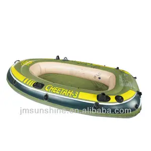 Sunshine barco inflável de plástico, barco a remo, pvc, barco com remo, pronto para enviar, inflável, canoe jangada