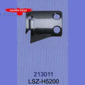 Stron g.h 213011 regis marca para unicórnio LS2-H5200, fixo, faca, máquina de costura industrial, peças de reposição