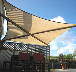 100% Vierge PEHD Matériel <span class=keywords><strong>Cour</strong></span> Carré Soleil Voile D'ombrage - Product Image 2