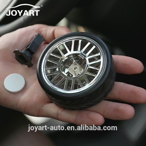 Diffuseur de parfum rotatif en forme de pneu, accessoire de ventilation pour voiture, - Product Image 3