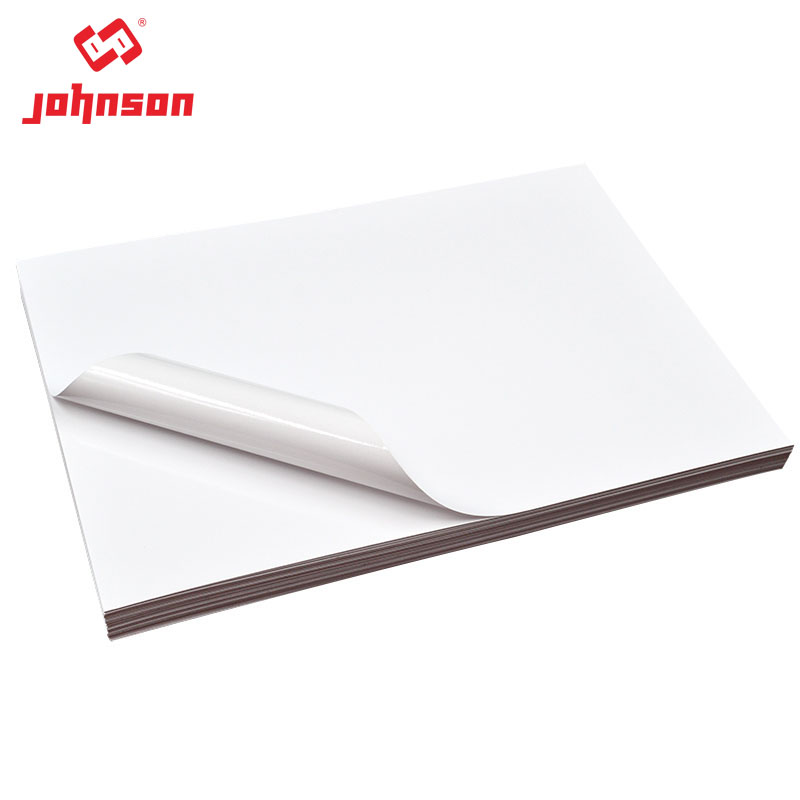 Amazon.com: Papel adhesivo para imprimir, blanco, mate para inkjet/láser -  8,5 X 11 pulgadas, Blanco : Productos de Oficina