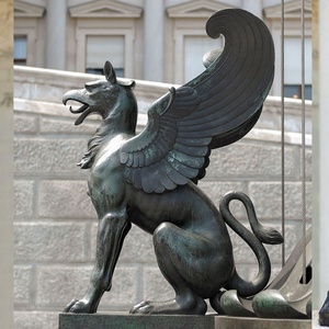 Statue de cercueil en Bronze, Statue d'extérieur pour le jardin - Product Image 1
