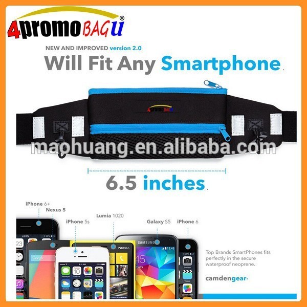 Unique iphone et la plupart des téléphones Android de course flip tapis roulant sac