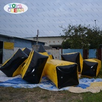 Jeu de sport commercial personnalisé en usine jeu de cible de tir à l'arc de loisirs bunker gonflable paintball gonflable