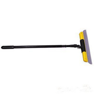 Longue poignée télescopique silicone <span class=keywords><strong>lave</strong></span>-auto nettoyage des vitres essuie-glace raclette lame d'élimination de l'eau avec connecteur - Product Image 2