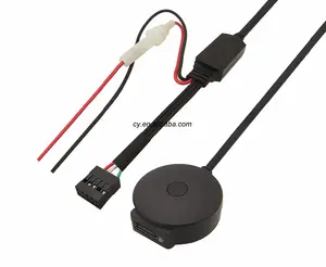 Koneksi USB Audio Stereo Radio Mobil untuk Adaptor Bluetooth untuk BM W E39 E46 E53 untuk iPhone 6 6S 11 12