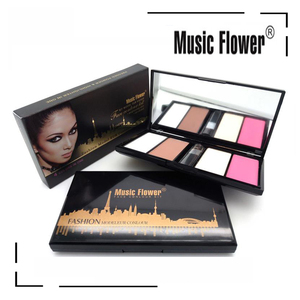 4 colores Concealer Bronzer y highlighter camuflaje neutral primer contorno facial sombra <span class=keywords><strong>de</strong></span> ojos maquillaje <span class=keywords><strong>paleta</strong></span> <span class=keywords><strong>de</strong></span> polvo - Product Image 6