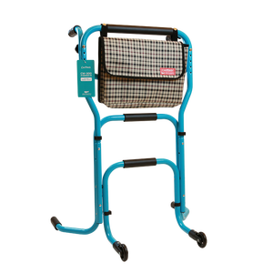 วอล์คเกอร์อลูมิเนียมอัลลอยด์พับได้ปรับความสูงได้สำหรับใช้ในบ้านการบำบัดฟื้นฟู - Product Image 3