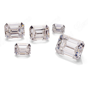 モアッサナイトダイヤモンドルースジェムストーンエメラルドカット<span class=keywords><strong>3</strong></span>カラット - Product Image 6