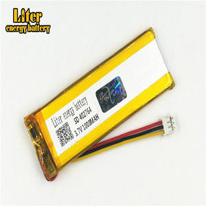 Plug 2,0-3 P 3,7 V 402764 403065 Hot sale 1000 mAh lithium-ion polymer rechargeable LiPo battery - Product Image 3