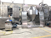 SZG WJT industriel prix compétitif approvisionnement d'usine détergent poudre séchage double cône tambour rotatif sécheur sous vide machine en vente