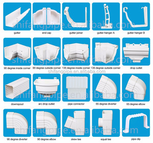 <span class=keywords><strong>Gouttière</strong></span> en vinyle / <span class=keywords><strong>collecteur</strong></span> d'eau de pluie en PVC / <span class=keywords><strong>gouttière</strong></span> de toit en plastique - Product Image 2