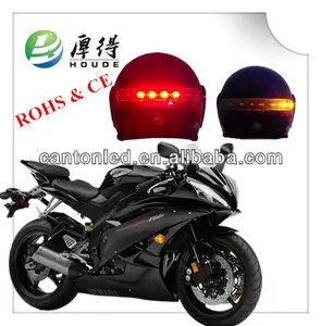 новый светодиодный беспроводным мотоцикла шлем тормозные свет комплект