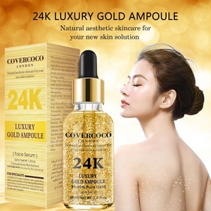 Covercoco Luxury <span class=keywords><strong>24k</strong></span> <span class=keywords><strong>Gold</strong></span> Sérum Visage Hydratant et Anti-âge pour Femme Sérum Éclaircissant pour Mains et Nez OEM/ODM - Product Image 2