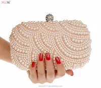 Jeweled Bridal Tassen Clutch Bag Voor Party Bruiloft Diner Avond Purse - 3 Kleur